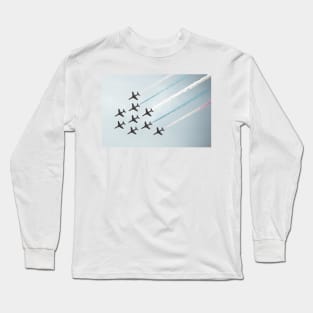 Red Arrows in flight - 2011 Long Sleeve T-Shirt